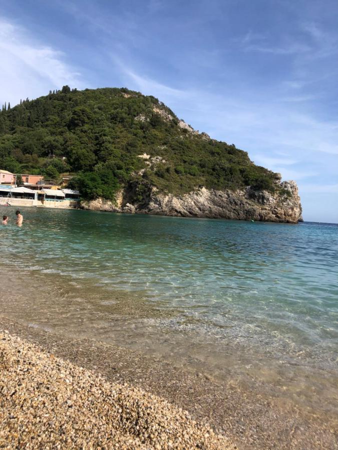 Villa Ampelaki "30 Meters To Beach" パレオカストリッツア エクステリア 写真