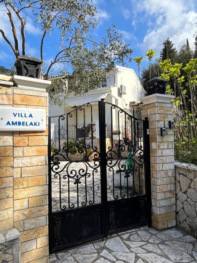 Villa Ampelaki "30 Meters To Beach" パレオカストリッツア エクステリア 写真