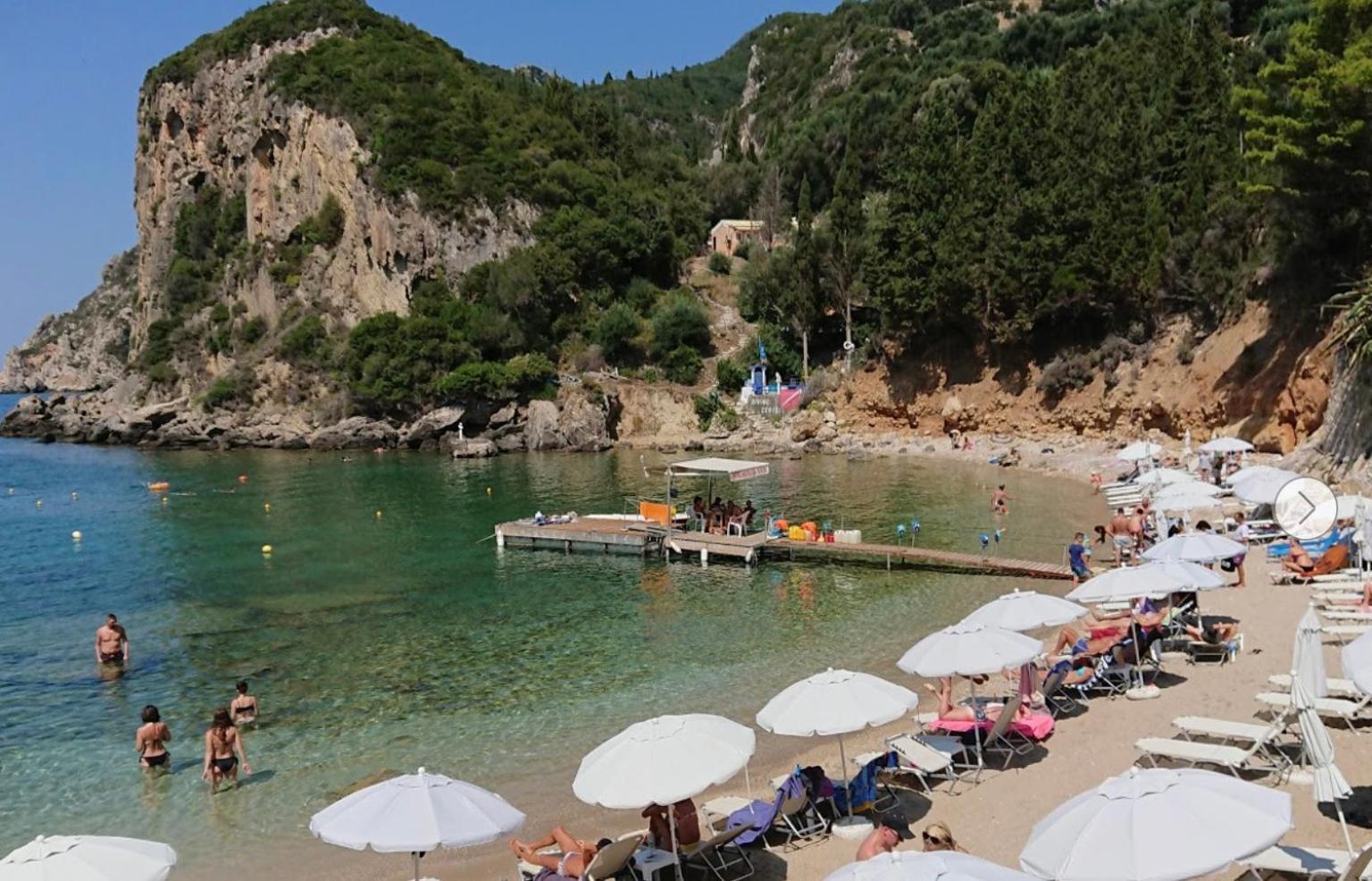 Villa Ampelaki "30 Meters To Beach" パレオカストリッツア エクステリア 写真